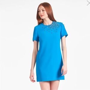 Sachin + Babi LAUREN DRESS - AZURE • NWT •MSRP $495
